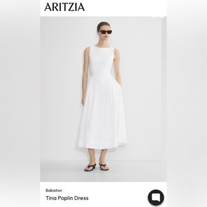 ARITZIA Babaton Tina Poplin Dress size 8